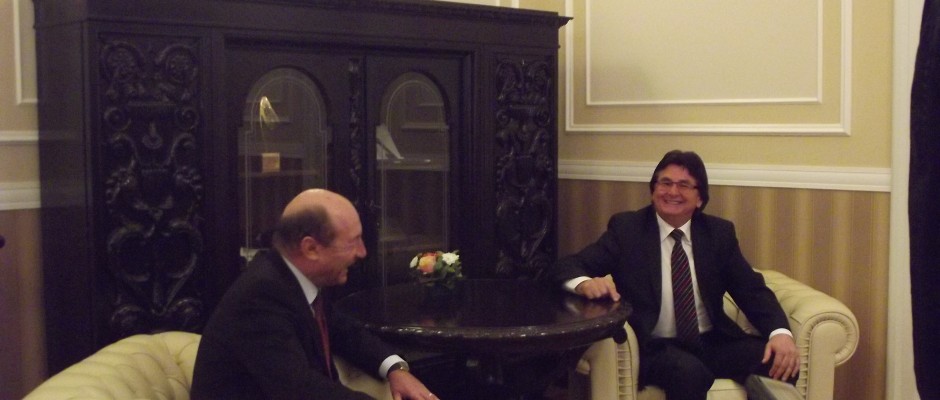 Traian Basescu si Nicolae Robu